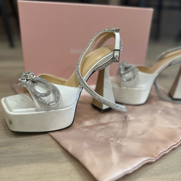 Mach & Mach 36.5 white platform sandals - Picture 2 of 7